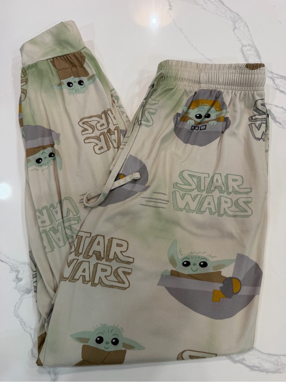 Star Wars Black & Cream Apparel Tag - Branded Label